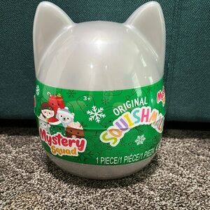 Squishmallows Mystery Squad Gray Cat Container